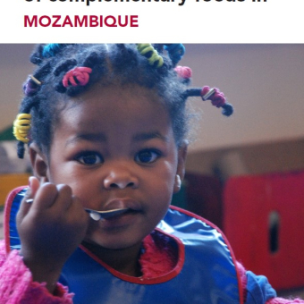 Manual for the manufacture of complementary foods in Mozambique